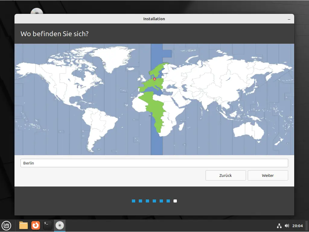 Bild: Erde mit Zeitzonen .