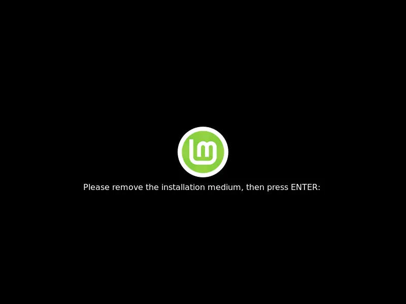 Bild: Schwarzes Bild mit Text: Remove Medium.